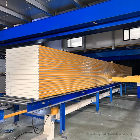 Original 30 40 50 80 100mm polyuréthane PIR/PUR/PU mousse mur métal entrepôt bâtiment SIP panneaux Sandwich